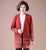 Paisley Pattern Open Front Women's Oriental Wool Knit Coat
