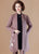 Floral Embroidery Open Front Women's Oriental Wool Knit Coat