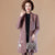 Floral Embroidery Open Front Women's Oriental Wool Knit Coat