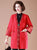 Cappotto in maglia di lana orientale da donna con scollo a V e maniche a 3/4 con tasche
