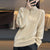 Loose Thick Knit with Vintage Chinese-style Button-up Casual Long-sleeved Cashmere Pullover Sweater