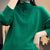 Loose Thick Knit with Vintage Chinese-style Button-up Casual Long-sleeved Cashmere Pullover Sweater