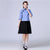 Cheongsam Top Knee Length Skirt Chinese Suit 1930's School Uniform