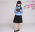 Cheongsam Top Knee Length Skirt Girl's Suit School Uniform