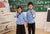 Traje de niño de manga larga de uniforme escolar de estilo chino retro