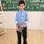 Completo da bambino a maniche lunghe in uniforme scolastica stile cinese retrò