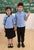 Retro Chinese Style School Uniform Short Sleeve Kid's Suit