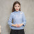 Floral & Butterfly Embroidery Cheongsam Top Traditional Chinese Shirt