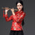 Floral Brocade Traditional Chinese Wadded Coat Mother Coat