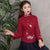 Floral Embroidery Cheongsam Top Retro Chinese Jacket