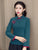 Thick Cheongsam Top Retro Chinese Jacket with Strap Buttons