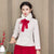 Cheongsam Matched Cony Hair Scarf Fur Collar