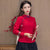 Thick Cheongsam Top Retro Chinese Jacket with Embroidery Cuff