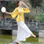Traje de baile de desgaste de yoga de estilo chino tradicional