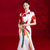 Vestido de noche de sirena con top estilo cheongsam bordado de Phoenix con borlas