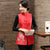 Peony Embroidery Stand Collar Chinese Style Wadded Waistcoat Vest