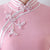 Retro Woolen Cheongsam Knee Length Bodycon Chinese Dress