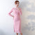 Retro Woolen Cheongsam Knee Length Bodycon Chinese Dress