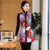 Gilet Gilet Chinois Traditionnel Ouaté En Brocart Floral Bord De Fourrure