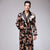 Dragon & Phoenix Pattern Silk Blend Loungewear Ropa de dormir Albornoz