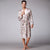 Auspicious Pattern Silk Blend Loungewear Sleepwear Bathrobe