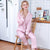 Seidenmischung 2-teilig Loungewear Nachtwäsche Pyjamas im chinesischen Stil