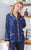 Long Sleeve 2-pieces Full Length Silk Loungewear Nightwear Pajamas