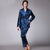 Langarm Seidenmischung 2-teilig Chinesischer Stil Loungewear Nachtwäsche Pyjamas