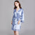 V Neck Silk Loungewear Nightwear Pajamas with Floral Lace Edge