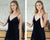 Deep V Neck Velvet Sleepwear Pyjamas Slip Dress