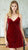 Deep V Neck Velvet Sleepwear Pyjamas Slip Dress