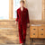 Klassischer Pyjama aus Samt SleepLounge Robe & Hosenanzug