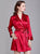 Cocktail Length Silk Sleepwear Pyjamas Morning Robe