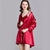 Cocktail Length Silk Sleepwear Pyjamas Morning Robe