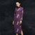 Long Sleeve Floral Embroidery Thick Woolen Cheongsam Chinese Dress