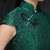 Cap Sleeve Floral Lace Bodycon Cheongsam Chinese Evening Dress