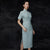 Signature Cotton Half Sleeve Retro Tea Length Cheongsam Chinese Dress