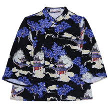 3/4 Sleeve Mandarin Collar Retro Japanese Kimono Style