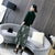 Mandarin Collar 3/4 Sleeve Cheongsam Top Harem Pants Women's Suit