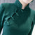 Mandarin Collar 3/4 Sleeve Cheongsam Top Harem Pants Women's Suit