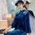Dragon Embroidery Velvet Chinese Style Women's Suit