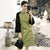 Puff Sleeve Knee Length Modern Cheongsam Chinese Dress