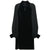 Illusion Puff Sleeve Key Hole Neck Modern Cheongsam Chinese Dress