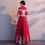 Mandarin Collar Bolero Top Floral Embroidery Chinese Wedding Dress