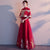 Broderie florale haut boléro jupe en tulle robe de mariée chinoise