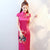 Classic Floral Embroidery Cheongsam Qipao Chinese Dress