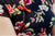 Blumen Seide Retro Cheongsam Knielanges Chinesisches Kleid Tageskleid