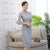 Mandarin Sleeve Illusion Neck Tea Length Cheongsam Lace Chinese Dress