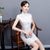 Cap Sleeve Knee Length Cheongsam Bodycon Lace Chinese Dress