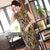 Cap Sleeve Long Bodycon Cheongsam Floral Lace Chinese Dress